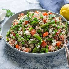 Quinoa asparagus salad
