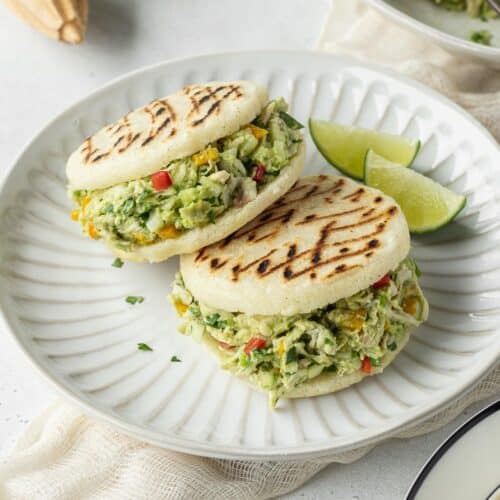 Chicken Venezuelan arepas