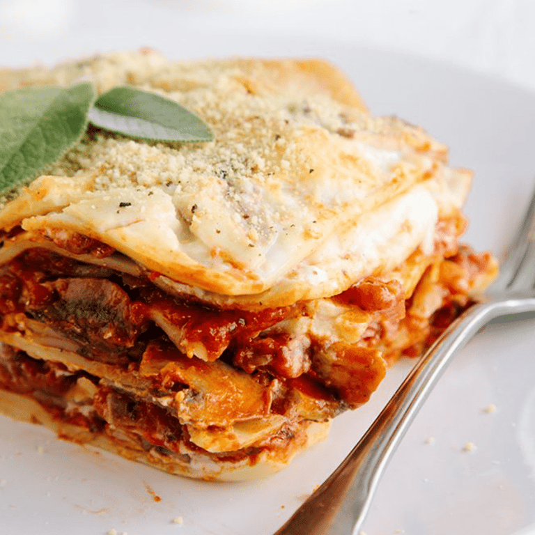 Vegan Lasagna (Jackfruit & Mushroom)