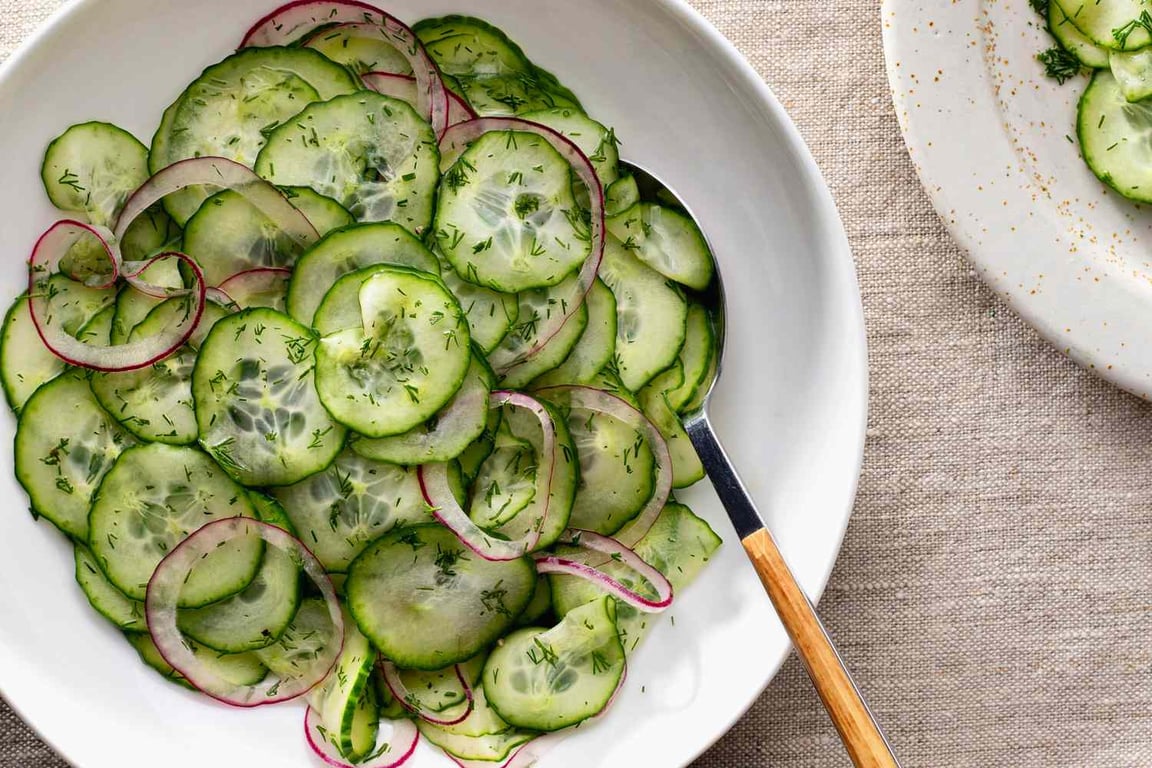 Gurken Salat (German Cucumber Salad)