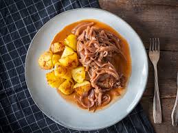 Zwiebel roast braten