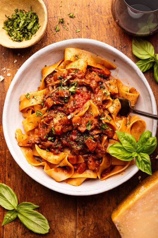 Short ribs pappardelle