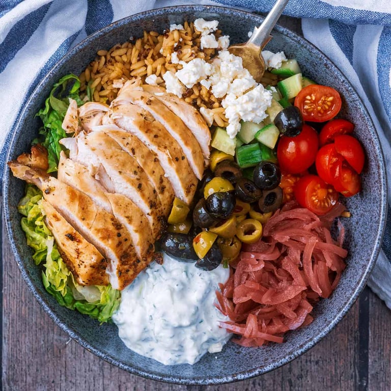 Greek chicken/tzatziki