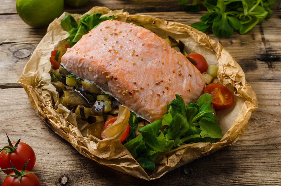 Salmon en Papillote