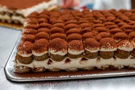 Tiramisu platter