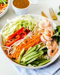 Spring roll salad