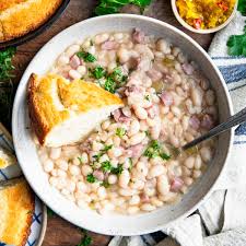 Ham & Beans with Corn Bread