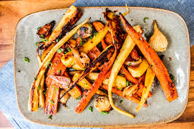 Miso roasted vegetables