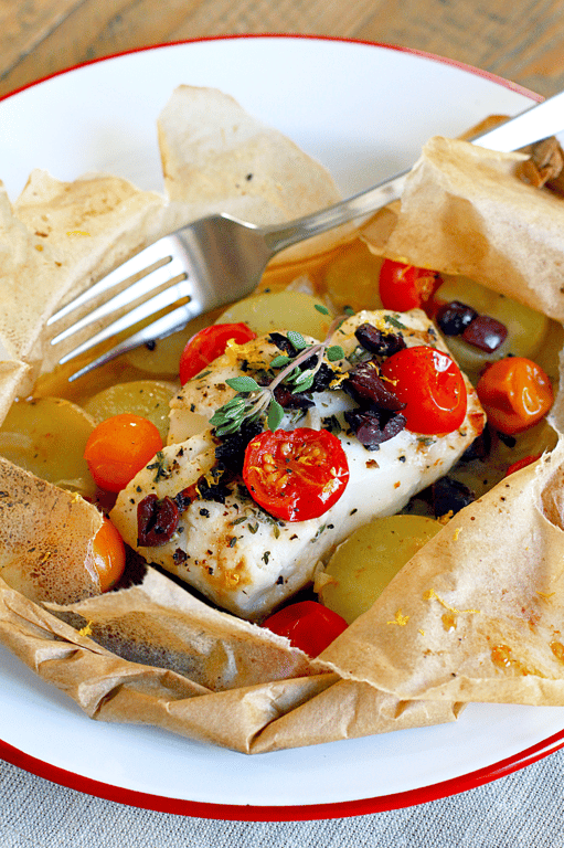 Cod en papillote