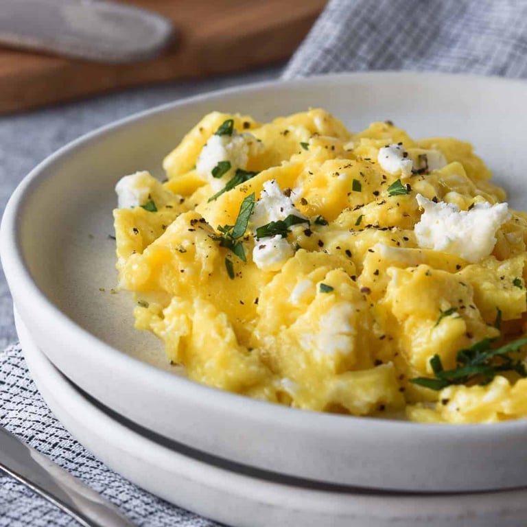 Scrambled eggs with Parmigiano Reggiano