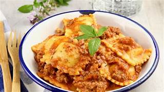 Beef Ravioli with Marinara Sauce