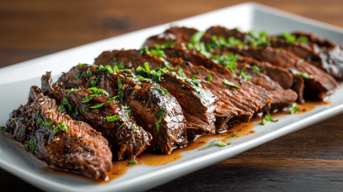 Slow-Cooked Skirt Steak