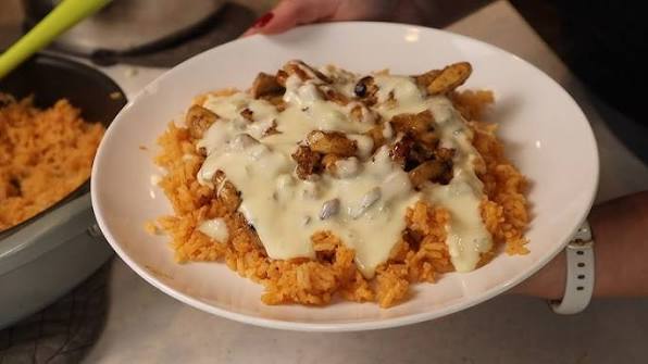 Queso chicken and rice