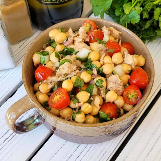 Chickpea tuna salad