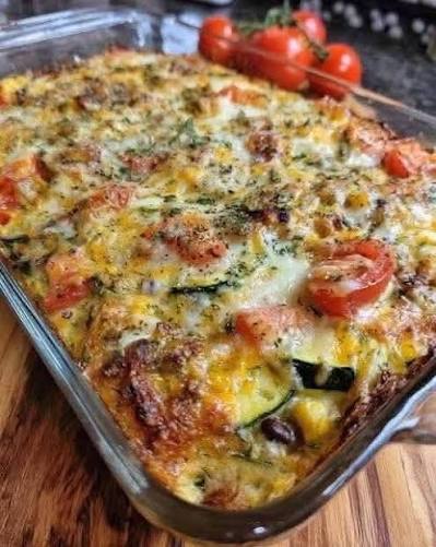 Tex-Mex zucchini bake