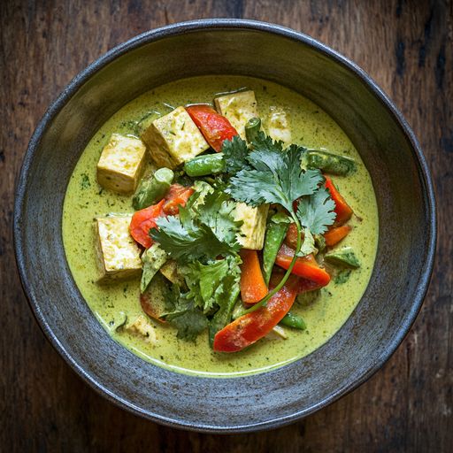 Green Curry with Shrimp