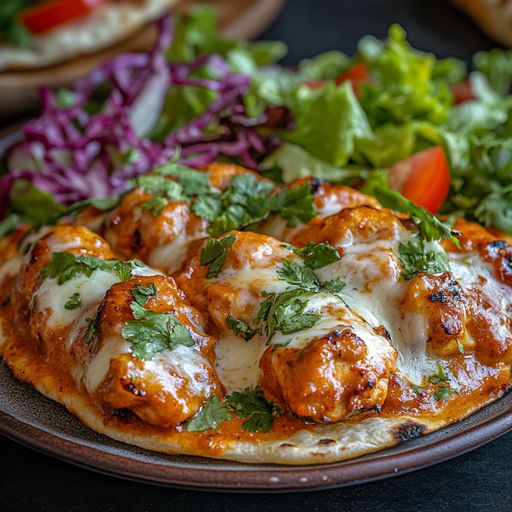 Chicken Tikka Naanchiladas