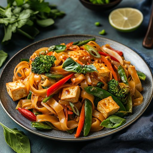 Pad See Ew with Tofu