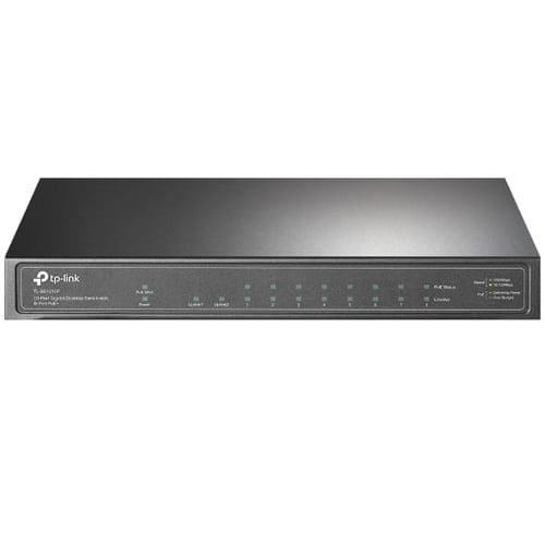 SWITCH DE BUREAU TP-LINK 10 PORTS GIGABIT AVEC 8 PORTS PoE+ (TL-SG1210P)