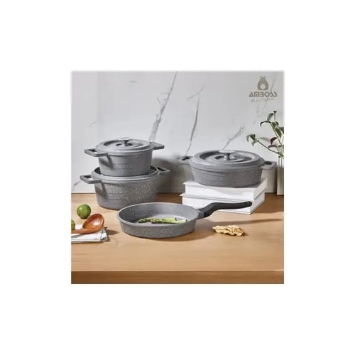 Batterie AMBOSS COP-1813 de cuisine en GRANIT 7 Pièces