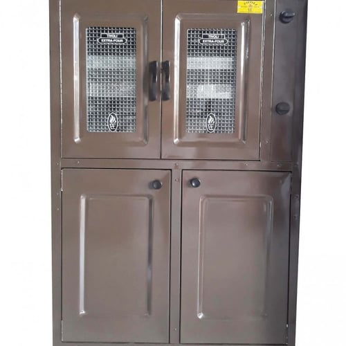 Four à gaz Tivoli 75 cm marron avec cache bouteille de gaz