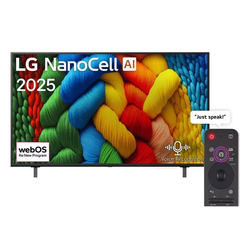 Tv LG LED 55NANO80A6A 55P UHD 4K Smart NanoCell meilleur prix Maroc