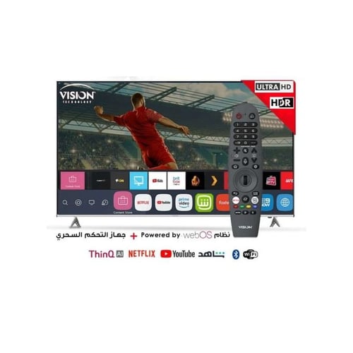 Télévision Vision 50" LED / 4K / WEBOS - Télécommande Vocale - Bluetooth - Récepteur intégré