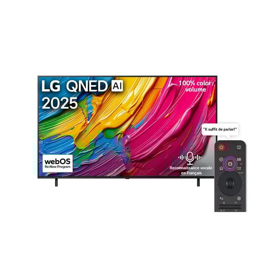 Télévision LG 55QNED80A6A