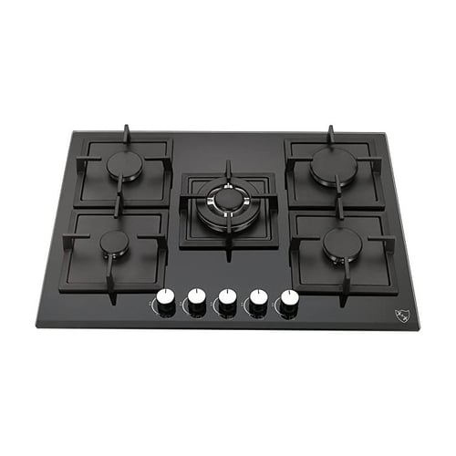Plaque Hkm BL035 70 Cm 5f Avec Valve De Securite Verre Noir