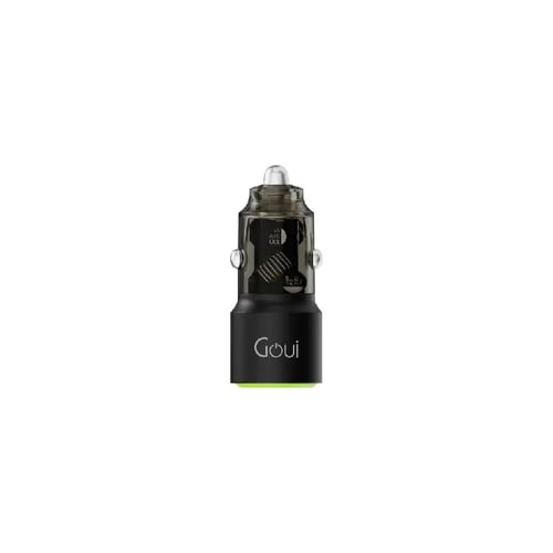Chargeur voiture Goui Gear PD 65W transparent meilleur prix maroc