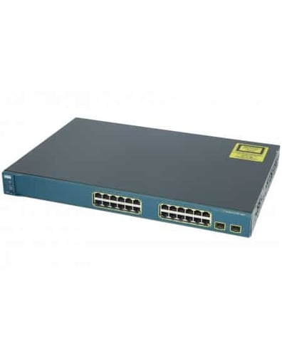 SWITCH CISCO Catalyst 3560 24 10/100 PoE + 2 SFP + IPB Image (WS-C3560-24PS-S)