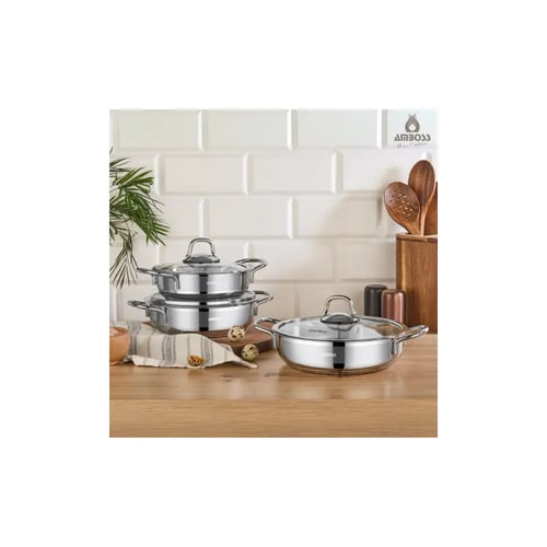 Batterie AMBOOS FAT- 0953 de cuisine en Granit Chubby Fatso