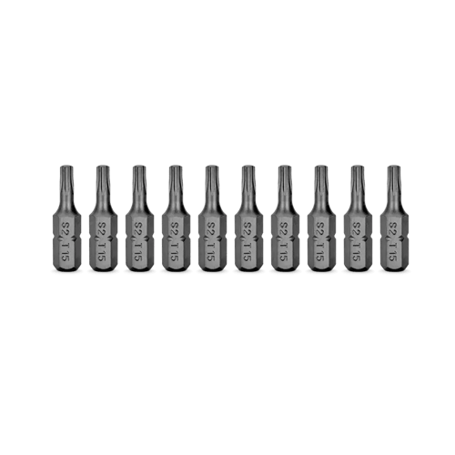 Jeu DE 10 EMBOUTS TORX INVIOLABLES T25X25MM | VIBTI25 Vito