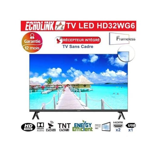 Télévision Echolink HD32WG6 32 pouces LED