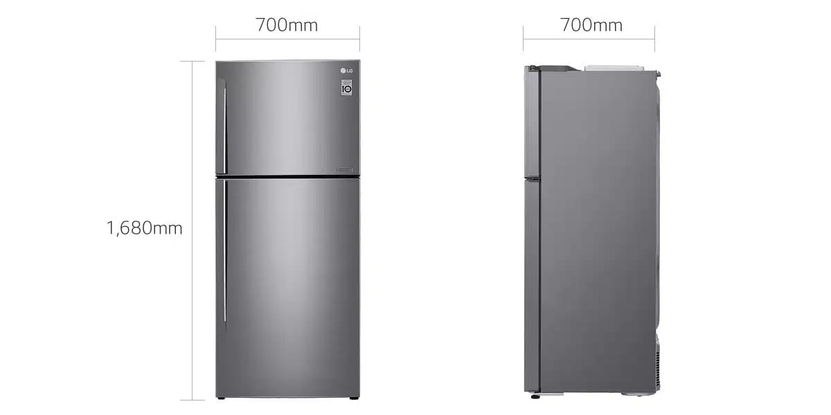 REFRIGERATTEUR LG 2 PORTES 438L GR-C562HLCL