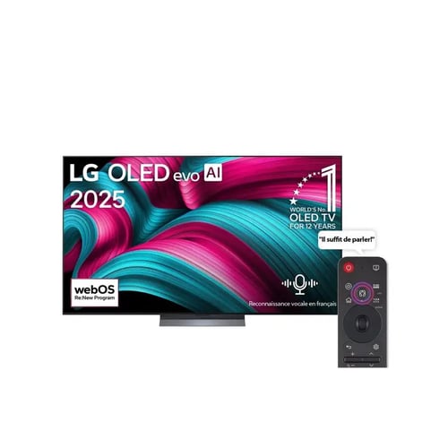 Tv LG OLED OLED65C56LA 65P EVO C5 Smart 4K meilleur prix Maroc