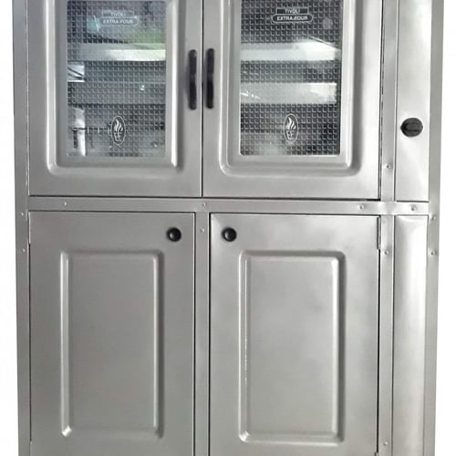 Four à gaz Tivoli 90 cm gris avec cache bouteille de gaz