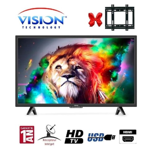 Tv Vision LED 32" Vision avec récepteur intégré, USB-VGA-HDMI-PC