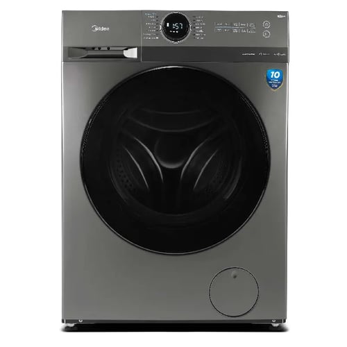 Lave-linge MIDEA hublot titanium 10kg 1400T MF200W100WB/T Prix