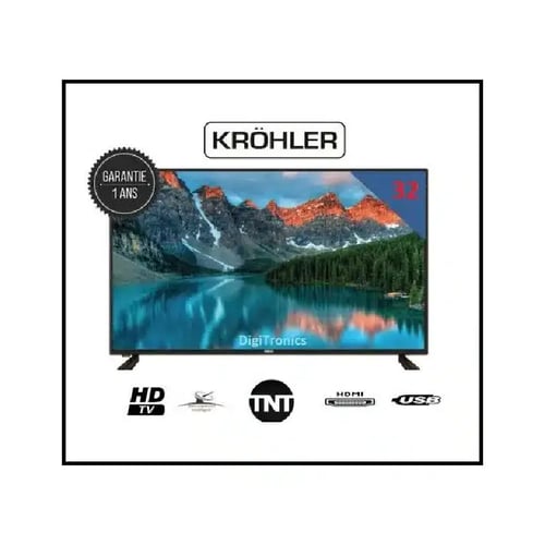 Télévision KRÖHLER 32 POUCES normal maroc