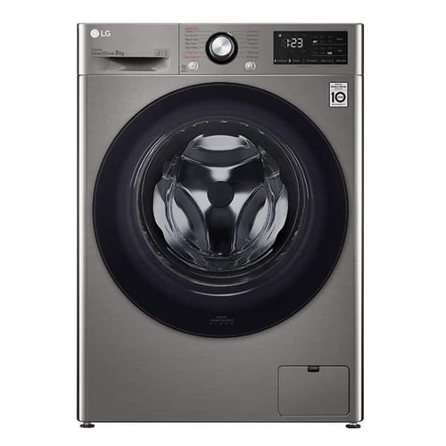 Machine à laver LG F2V3PYPKP 8KG 1200T inox meilleur prix maroc