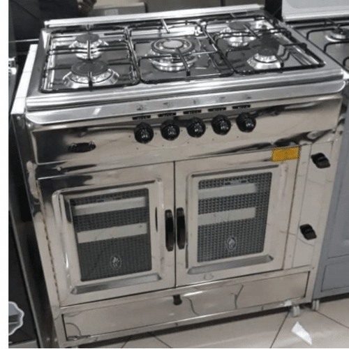 Cuisinière Tivoli 90 cm 5 feux inox