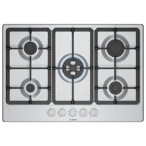Plaque BOSCH PGQ7B5K90 gaz 75 cm Acier inox