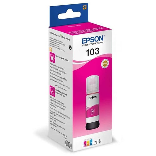 Epson 103 Magenta - Bouteille d'encre Epson EcoTank d'origine (C13T00S34A) maroc