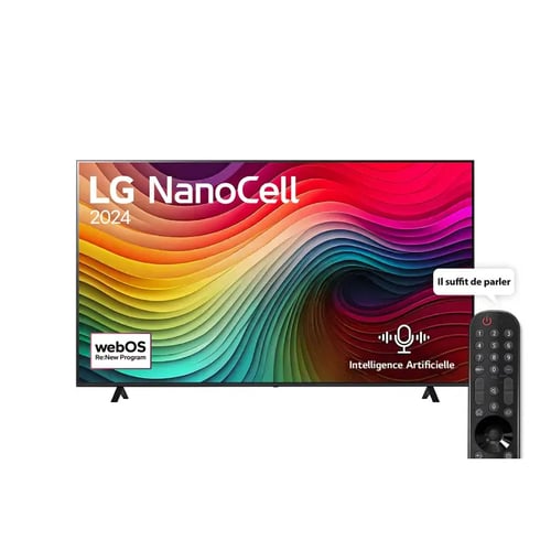Tv LG LED 50NANO80T6A 50P UHD 4K SMART NANOCELL meilleur prix Maroc