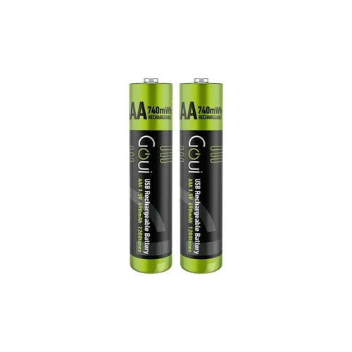 Batterie rechargeable Goui AAA 2 pièces noire meilleur prix Maroc