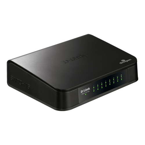 SWITCH DLINK UNMANAGED 16 PORTS 10/100 MBPS DES-1016A/E