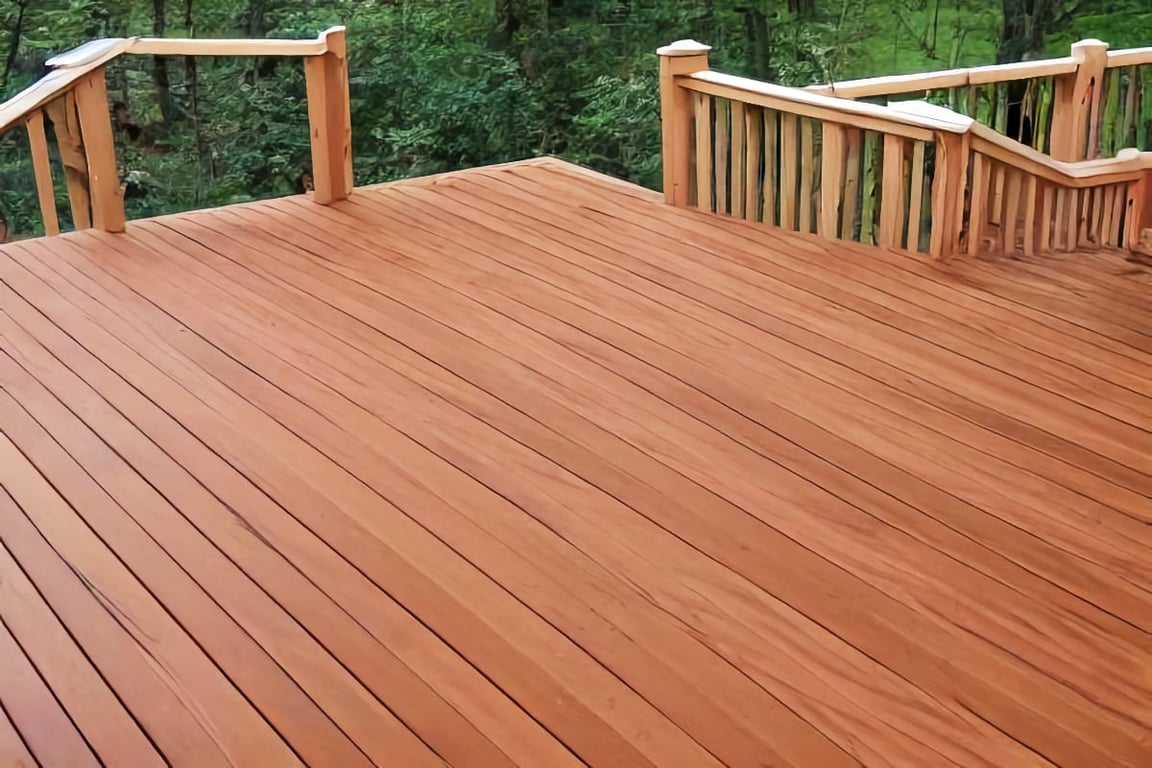 What do you need to stain a deck