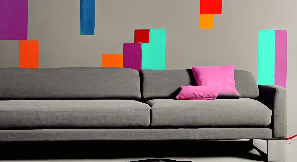 popular colors for furniture with gray walls