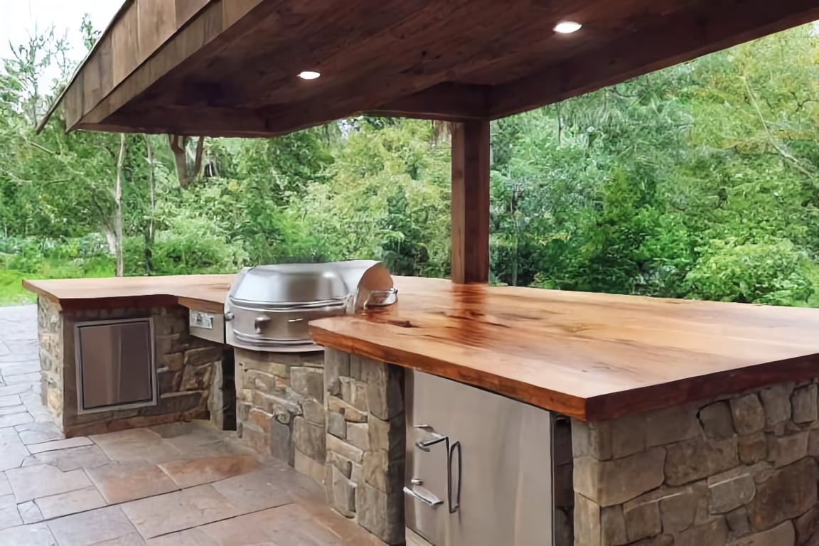 The [Best] Countertop Materials for Outdoor Kitchens — Dream Homes